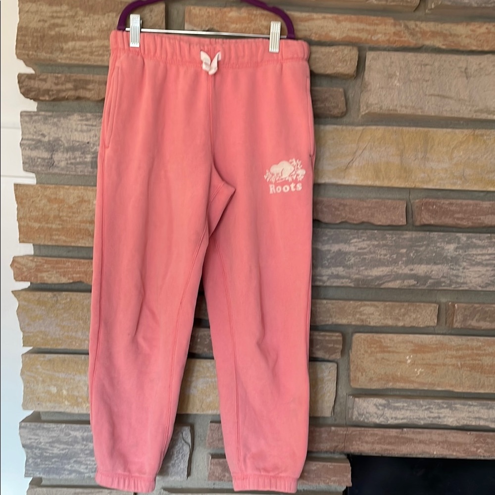 Roots Kids Pink Sweatpants